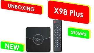 X98 Plus TV Box UNBOXING [upl. by Sumerlin496]