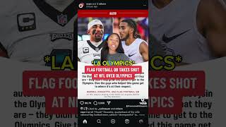 Jalen Hurts dissed by Flag Football QB over Olympics [upl. by Gunar]