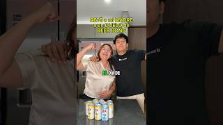 RETÉ a mi MADRE a un DUELO de BEER PONG humor fyp parati shorts [upl. by Irpac]