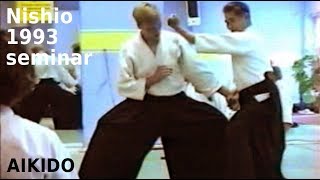 Aikido  Shoji Nishio sensei 1993 seminar in Malmö Sweden 3 5 [upl. by Eromle]