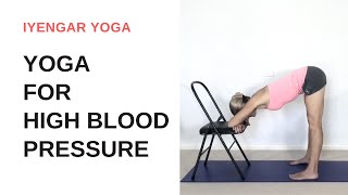 Yoga for high blood pressure  Iyengar Yoga [upl. by Virgy]