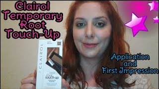 Clairol Temporary Root TouchUp Application and First Impression [upl. by Huberman]