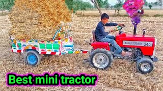 collecting gundam on a mini tractor [upl. by Anayia]