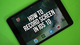 How to Record Screen in iOS 10 No JailbreakPC [upl. by Uos]