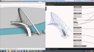 Dynamo Bridge Layout to Revit Structural Elements [upl. by Day216]