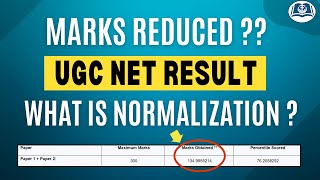 UGC NET Result 2024 Explained What is a Normalized Score  Percentile Calculation amp Results [upl. by Esemaj]