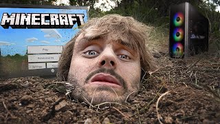 Beating Minecraft Before I Get Buried Alive [upl. by Nottirb88]