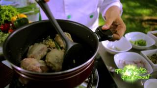 Aluth Avuruddata Aluth Rasayak  Chicken and Cashew Nut Curry with Knorr Chef Chathurika [upl. by Ecneret]