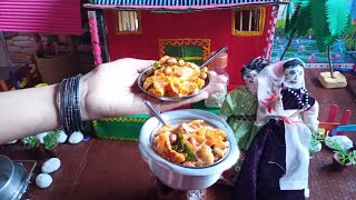 Miniature Corn Flakes Chivda Recipe  Makai Poha Chivda Recipe  Tiny Mini Kitchen [upl. by Conrade]