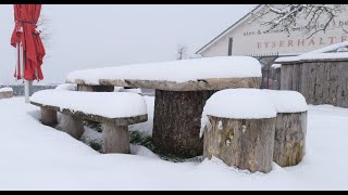 Pak sneeuw in ZuidLimburg op 17 en 18 januari 2024 [upl. by Elvah]