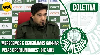 ABEL DIZ QUE PALMEIRAS CRIOU O SUFICIENTE PARA GANHAR DIFICULDADE FOI O GOLEIRO VEJA A COLETIVA [upl. by Liv]