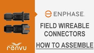 Enphase Field Wireable Connectors  How to Assemble QCONN10 [upl. by Nikkie]