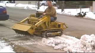 Mini Bulldozer How it Works and Repair  Threw a Track Magna trac [upl. by Eanil592]