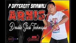 7 DIFFERENT SINAWALI STRIKES I Arnis Double Stick Techniques [upl. by Massey]