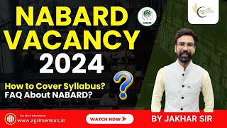 NABARD Vacancy 2024  Official Notification released  How to Prepare [upl. by Enilatan345]