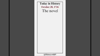 Today in History  October 28 1726 history thisdayinhistory gulliverstravels gulliver [upl. by Auqenahc]