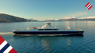 Vestnes – Molde ferry crossing slowmo drone views [upl. by Loy]