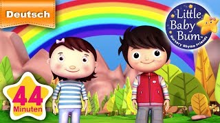 Regenbogen Lied  Und noch viele weitere Kinderlieder  von LittleBabyBum [upl. by Nawyt]