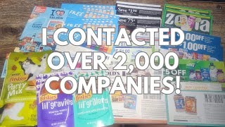 Contacting Companies for Coupons and Samples Part 18 I contacted 2K companies and heres the result [upl. by Madonia]