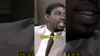 quotVintage Interview Young Magic Johnson Shares His NBA Favorites to Watchquot shorts shortvideo nba [upl. by Etteniuqna]