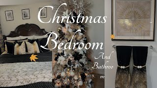 How To Decorate Your Primary Suite For Christmas  Christmas Bedroom and Bathroom Ideas christmas [upl. by Rosana]