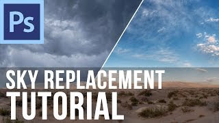 Adobe Photoshop CS6  Sky Replacement Tutorial [upl. by Pegg709]