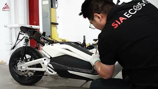 SiAECOSYS Two Wheeler Conversion from Gasoline to Electric [upl. by Nitneuq]