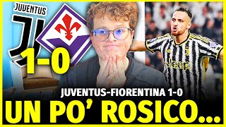 😤 UN PO ROSICO JUVENTUSFIORENTINA 10 GATTI AVVICINA LA JUVE ALLA CHAMPIONS LEAGUE‼️ [upl. by Airehc]