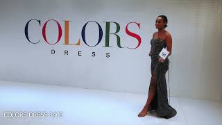 Colors Dress 3403 Dress  NewYorkDresscom [upl. by Nafri981]