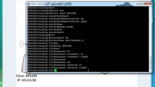 cisco AP 1242 to LANconfigwmv [upl. by Anahtor]