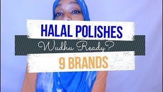 Halal Nail Polish  9 Brands  Wudu Ready [upl. by Aerdnwahs]