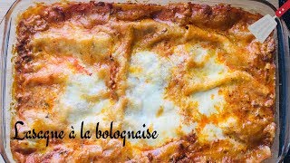 LA MEILLEURE LASAGNE A LA BOLOGNAISE SANS BECHAMEL [upl. by Ainomar681]