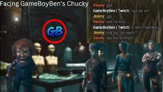 Chucky Match Against GAMEBOYBEN on The Game Map in Dead by Daylight GameBoyBen [upl. by Estas88]