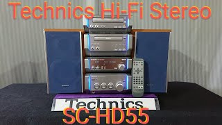 Technics HiFi Stereo SCHD55 Testing Setting 001 [upl. by Carboni467]