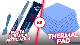 Pasta termica VS Thermal pad cuál refrigera más [upl. by Averil]