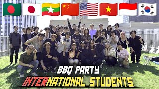 BBQ Party of INTERNATIONAL Students  ECC college BBQ Party  Namba soraniwa  Meraz 20 [upl. by Ardnazxela104]