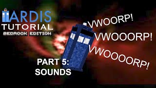 Minecraft Bedrock TARDIS Tutorial Part 5 Sounds [upl. by Aicert]