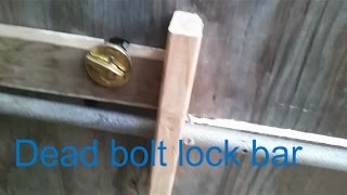 Locking shed  garage doors please comment [upl. by Arreik662]