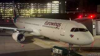 TRIP REPORT  FIRST TIME in Eurowings A321  Dusseldorf to Fuerteventura  Economy [upl. by Yerok]