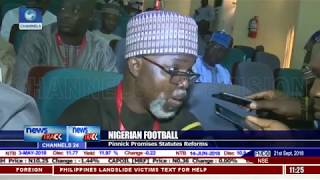 Pinnick Reelected NFF President [upl. by Teerprah]