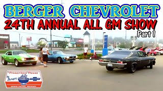 Car Show in Grand Rapids Michigan  Berger Chevrolet 24th Annual All GM Show  Part 1 [upl. by Atiz]