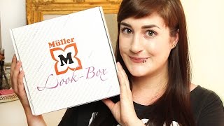 Meine erste Müller Look Box  Unboxing [upl. by Yduj514]