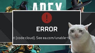 code cloud Apex Legends Server Problems [upl. by Norramic433]