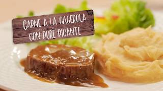 Carne a la Cacerola con Puré Picante [upl. by Irrahs492]