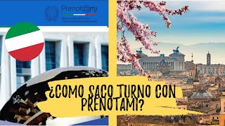 ¿CÓMO SACO TURNO PARA LA CIUDADANÍA ITALIANA CON PRENOTAMI GRABACIÓN EN TIEMPO REAL [upl. by Rozina]