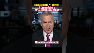 Biden Apologizes PreElection A Sincere Act or a Strategy for Harris Votes [upl. by Hollinger380]