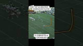 Such a Classic game they made a 30 for 30 about it Convicts vs Catholics Miami vs Notre Dame [upl. by Amoihc]