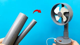 Dont throw away the PVC pipe simple way to make an electric fan using a PVC pipe and a spark plug [upl. by Knuth]