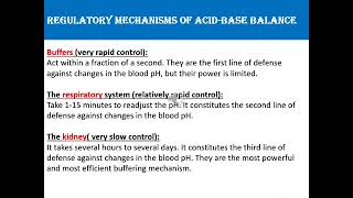 Renal regulation of acid base balance amp The micturition reflex  Physiology 8  Renal System [upl. by Wilek168]