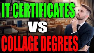 IT Certificates vs College Degrees Which is Better for Remote Jobs [upl. by Aneem]